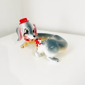 Vintage ARTMARK Dachshund Dog Salt & Pepper Shaker Wiener Anthropomorphic Pet